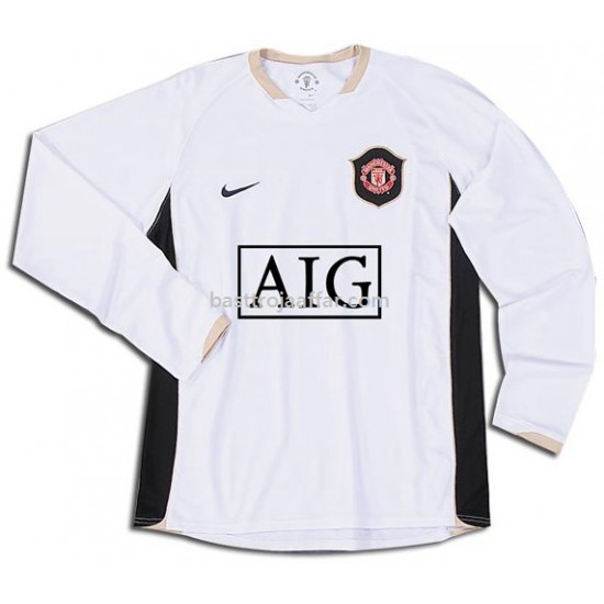 Manchester United Borta Fotbollströja 2006-2007 Kortärmad