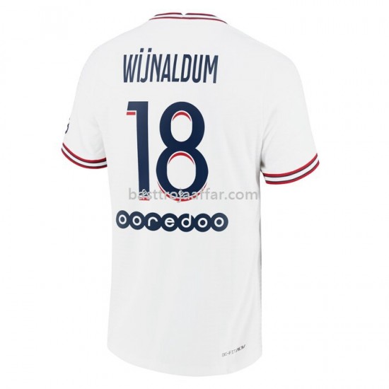 Paris Saint-Germain Georginio Wijnaldum 18 Fjärde Fotbollströja 2021-2022 Kortärmad