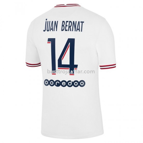 Paris Saint-Germain Juan Bernat 14 Fjärde Fotbollströja 2021-2022 Kortärmad