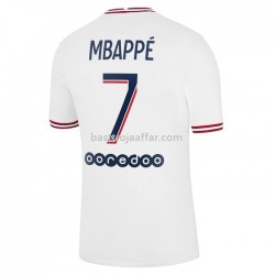 Paris Saint-Germain Kylian Mbappe 7 Fjärde Fotbollströja 2021-2022 Kortärmad