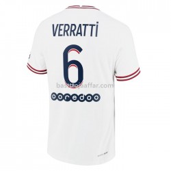 Paris Saint-Germain Marco Verratti 6 Fjärde Fotbollströja 2021-2022 Kortärmad Paris Saint-Germain Marco Verratti 6 Fjärde Fotbollströja 2021-2022 Kortärmad