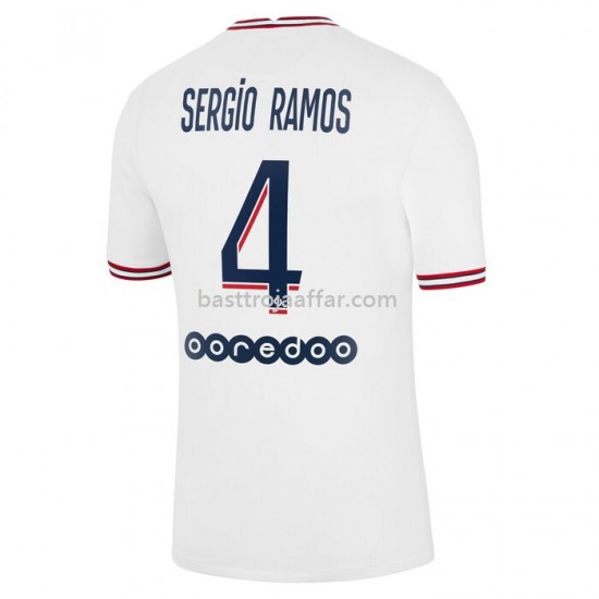 Paris Saint-Germain Sergio Ramos 4 Fjärde Fotbollströja 2021-2022 Kortärmad