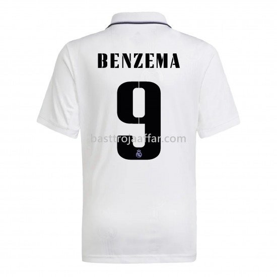 Real Madrid Benzema 9 Hemma Fotbollströja 2022/23 Kortärmad