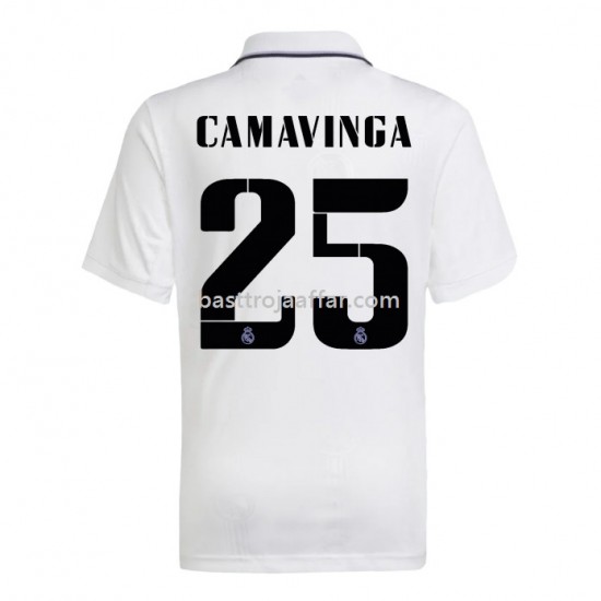 Real Madrid Camavinga 25 Hemma Fotbollströja 2022/23 Kortärmad
