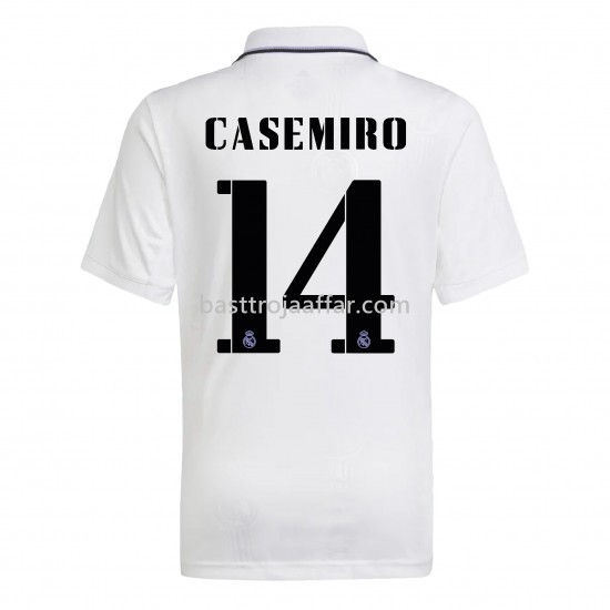 Real Madrid Casemiro 14 Hemma Fotbollströja 2022/23 Kortärmad