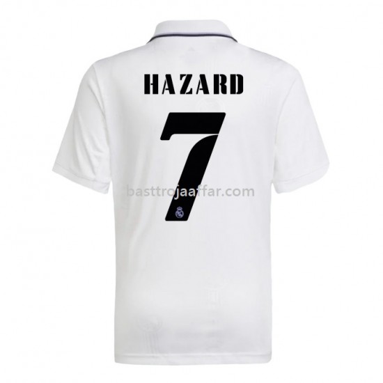 Real Madrid Hazard 7 Hemma Fotbollströja 2022/23 Kortärmad