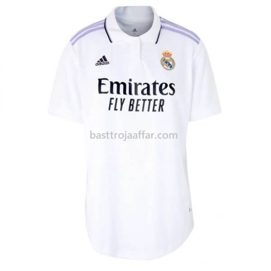 Real Madrid Dam Hemma Fotbollströja 2022/23 Kortärmad