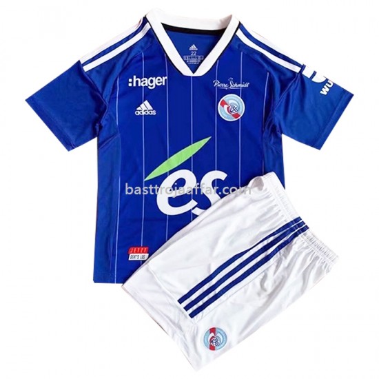 Strasbourg Barn Hemma Fotbollströja 2022/23 Kortärmad