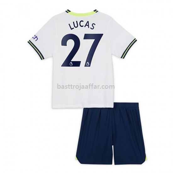Tottenham Hotspur Lucas Moura 27 Barn Hemma Fotbollströja 2022/23 Kortärmad