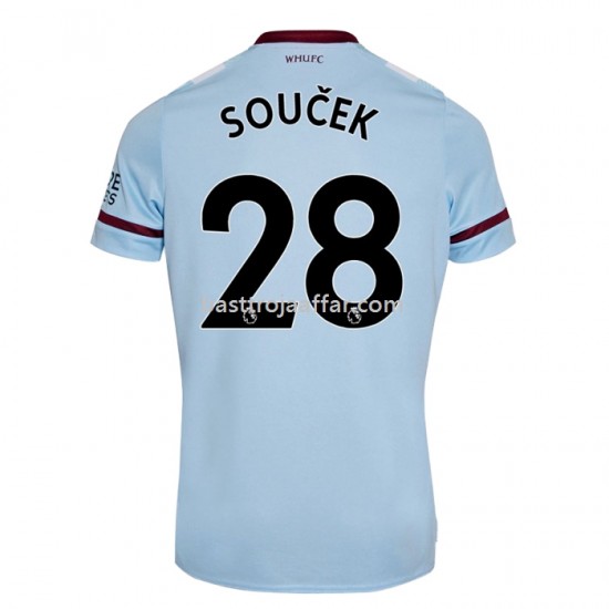 West Ham United Tomas Borta Fotbollströja 2021-2022 Kortärmad