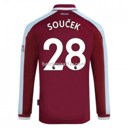 West Ham United Tomas Hemma Fotbollströja 2021-2022 Långärmad West Ham United Tomas Hemma Fotbollströja 2021-2022 Långärmad