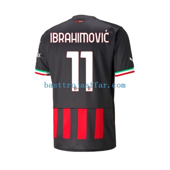 AC Milan Ibrahimović 11 Män Hemma Fotbollströja 2022-2023 Kortärmad