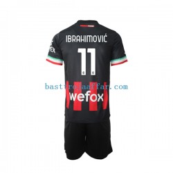 AC Milan Ibrahimović 11 Barn Hemma Fotbollströja 2022-2023 Kortärmad