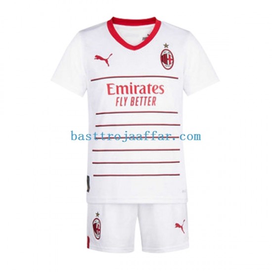 AC Milan Barn Borta Fotbollströja 2022-2023 Kortärmad
