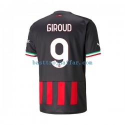 AC Milan Olivier Giroud 9 Män Hemma Fotbollströja 2022-2023 Kortärmad AC Milan Olivier Giroud 9 Män Hemma Fotbollströja 2022-2023 Kortärmad