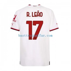 AC Milan Rafael Leao 17 Män Borta Fotbollströja 2022-2023 Kortärmad AC Milan Rafael Leao 17 Män Borta Fotbollströja 2022-2023 Kortärmad