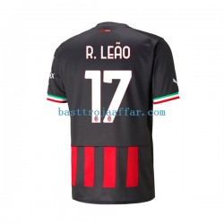 AC Milan Rafael Leao 17 Män Hemma Fotbollströja 2022-2023 Kortärmad AC Milan Rafael Leao 17 Män Hemma Fotbollströja 2022-2023 Kortärmad