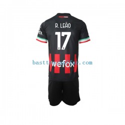 AC Milan Rafael Leao 17 Barn Hemma Fotbollströja 2022-2023 Kortärmad AC Milan Rafael Leao 17 Barn Hemma Fotbollströja 2022-2023 Kortärmad