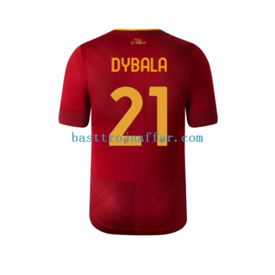 AS Roma Dybala 21 Män Hemma Fotbollströja 2022-2023 Kortärmad