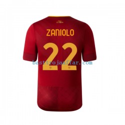 AS Roma Zaniolo 22 Män Hemma Fotbollströja 2022-2023 Kortärmad