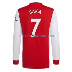 Arsenal Bukayo Saka 7 Män Hemma Fotbollströja 2022-2023 Långärmad