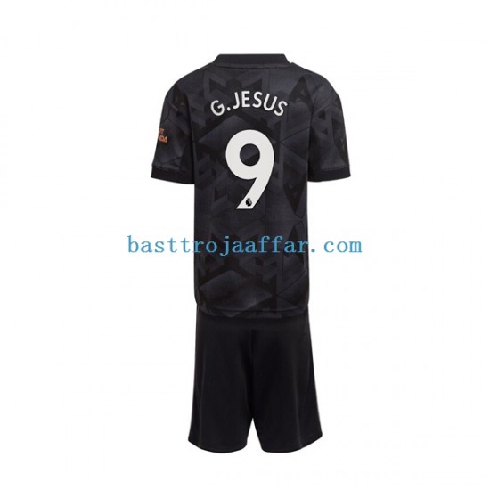 Arsenal Gabriel Jesus 9 Barn Borta Fotbollströja 2022-2023 Kortärmad