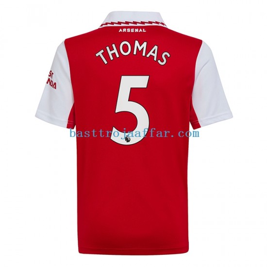 Arsenal Thomas Partey 5 Män Hemma Fotbollströja 2022-2023 Kortärmad