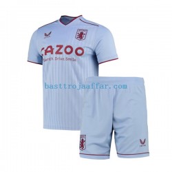Aston Villa Barn Borta Fotbollströja 2022-2023 Kortärmad Aston Villa Barn Borta Fotbollströja 2022-2023 Kortärmad