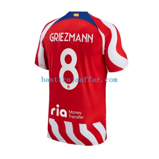 Atlético Madrid Antoine Griezmann 8 Män Hemma Fotbollströja 2022-2023 Kortärmad