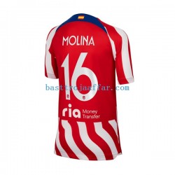 Atlético Madrid Nahuel Molina 16 Män Hemma Fotbollströja 2022-2023 Kortärmad Atlético Madrid Nahuel Molina 16 Män Hemma Fotbollströja 2022-2023 Kortärmad