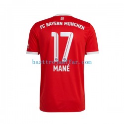 FC Bayern München Sadio Mane 17 Män Hemma Fotbollströja 2022-2023 Kortärmad