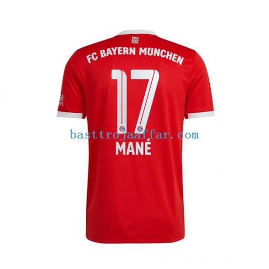 FC Bayern München Sadio Mane 17 Män Hemma Fotbollströja 2022-2023 Kortärmad