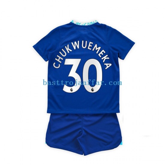 Chelsea Chukwuemeka 30 Barn Hemma Fotbollströja 2022-2023 Kortärmad