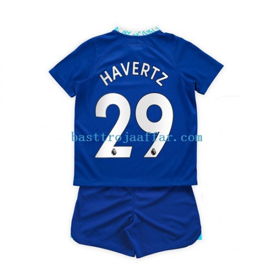 Chelsea Kai Havertz 29 Barn Hemma Fotbollströja 2022-2023 Kortärmad