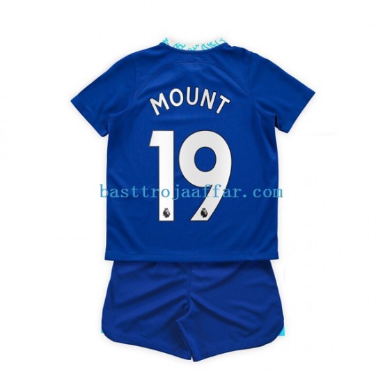 Chelsea Mason Mount 19 Barn Hemma Fotbollströja 2022-2023 Kortärmad