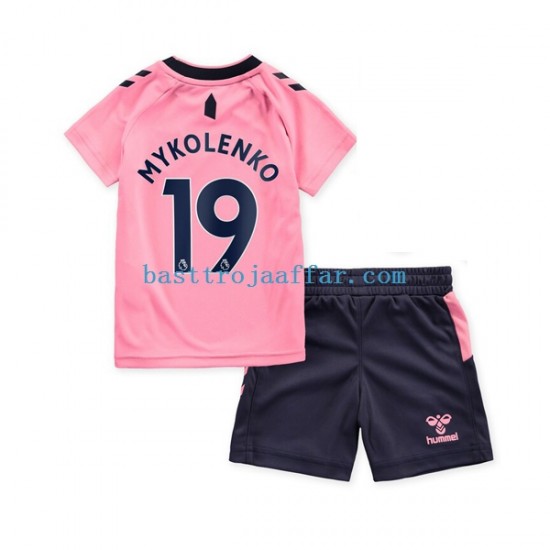 Everton FC Mykolenko 19 Barn Borta Fotbollströja 2022-2023 Kortärmad