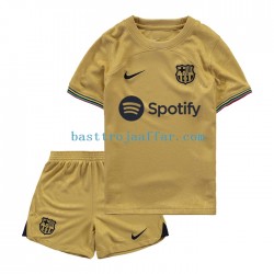 FC Barcelona Barn Borta Fotbollströja 2022-2023 Kortärmad FC Barcelona Barn Borta Fotbollströja 2022-2023 Kortärmad