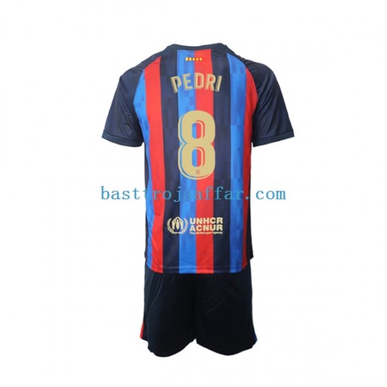 FC Barcelona Pedri 8 Barn Hemma Fotbollströja 2022-2023 Kortärmad