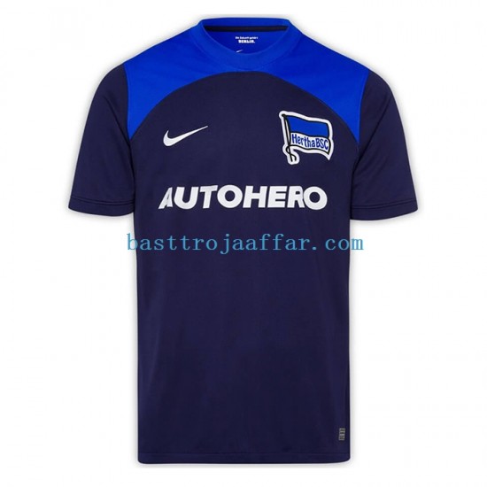 Hertha BSC Män Borta Fotbollströja 2022-2023 Kortärmad