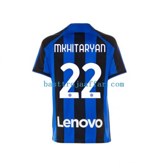 Inter Milan Henrikh Mkhitaryan 22 Män Hemma Fotbollströja 2022-2023 Kortärmad