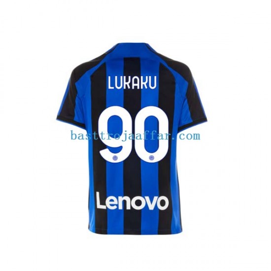Inter Milan Romelu Lukaku 90 Män Hemma Fotbollströja 2022-2023 Kortärmad