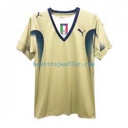 Italien Målvakt Retro Män Hemma Fotbollströja 2006 Kortärmad