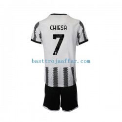 Juventus Chiesa 7 Barn Hemma Fotbollströja 2022-2023 Kortärmad Juventus Chiesa 7 Barn Hemma Fotbollströja 2022-2023 Kortärmad