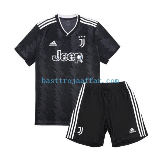 Juventus Barn Borta Fotbollströja 2022-2023 Kortärmad