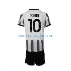 Juventus Pogba 10 Barn Hemma Fotbollströja 2022-2023 Kortärmad Juventus Pogba 10 Barn Hemma Fotbollströja 2022-2023 Kortärmad