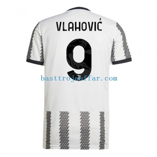 Juventus Vlahovic 9 Män Hemma Fotbollströja 2022-2023 Kortärmad