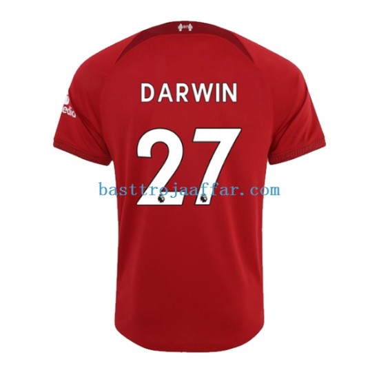 Liverpool Darwin Nunez 27 Män Hemma Fotbollströja 2022-2023 Kortärmad