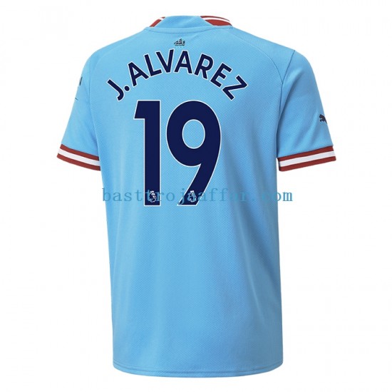 Manchester City J. ALVAREZ 19 Män Hemma Fotbollströja 2022-2023 Kortärmad