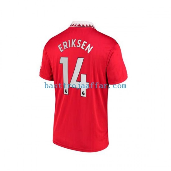 Manchester United Christian Eriksen 14 Män Hemma Fotbollströja 2022-2023 Kortärmad