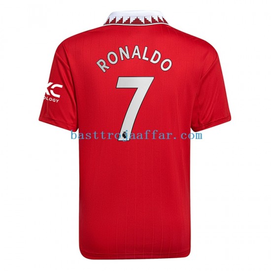 Manchester United Cristiano Ronaldo 7 Män Hemma Fotbollströja 2022-2023 Kortärmad